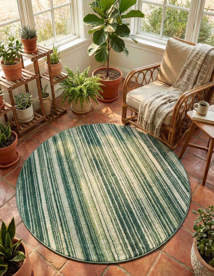 Detail image of 4' x 4' Gemstone Round Rug