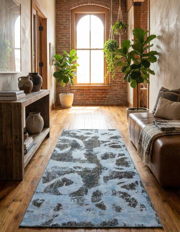 3' 5 x 7' 10 Hand Knotted Ultra Vintage Persian Wool Runner Rug