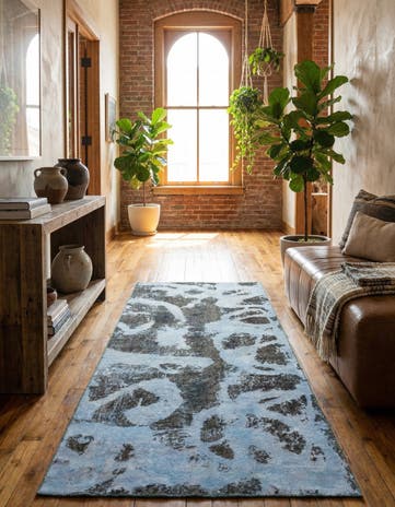 3' 5 x 7' 10 Hand Knotted Ultra Vintage Persian Wool Runner Rug