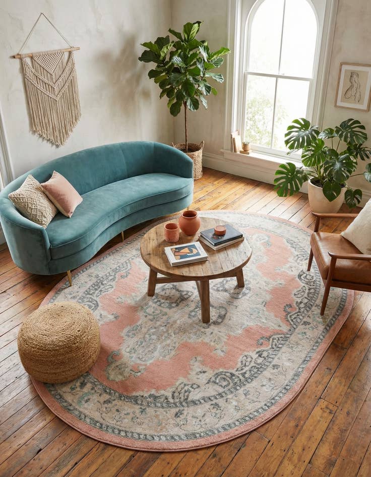 Detail image of 7' 10 x 10' Parker Oval Rug