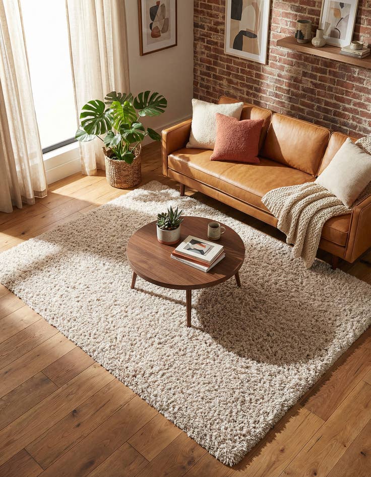 Detail image of 6' x 9' Infinity Shag Rug