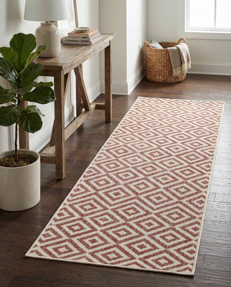Detail image of 2' x 6' Easy-Clean Jill Zarin Costa Rica Indoor / Outdoor Runner Rug