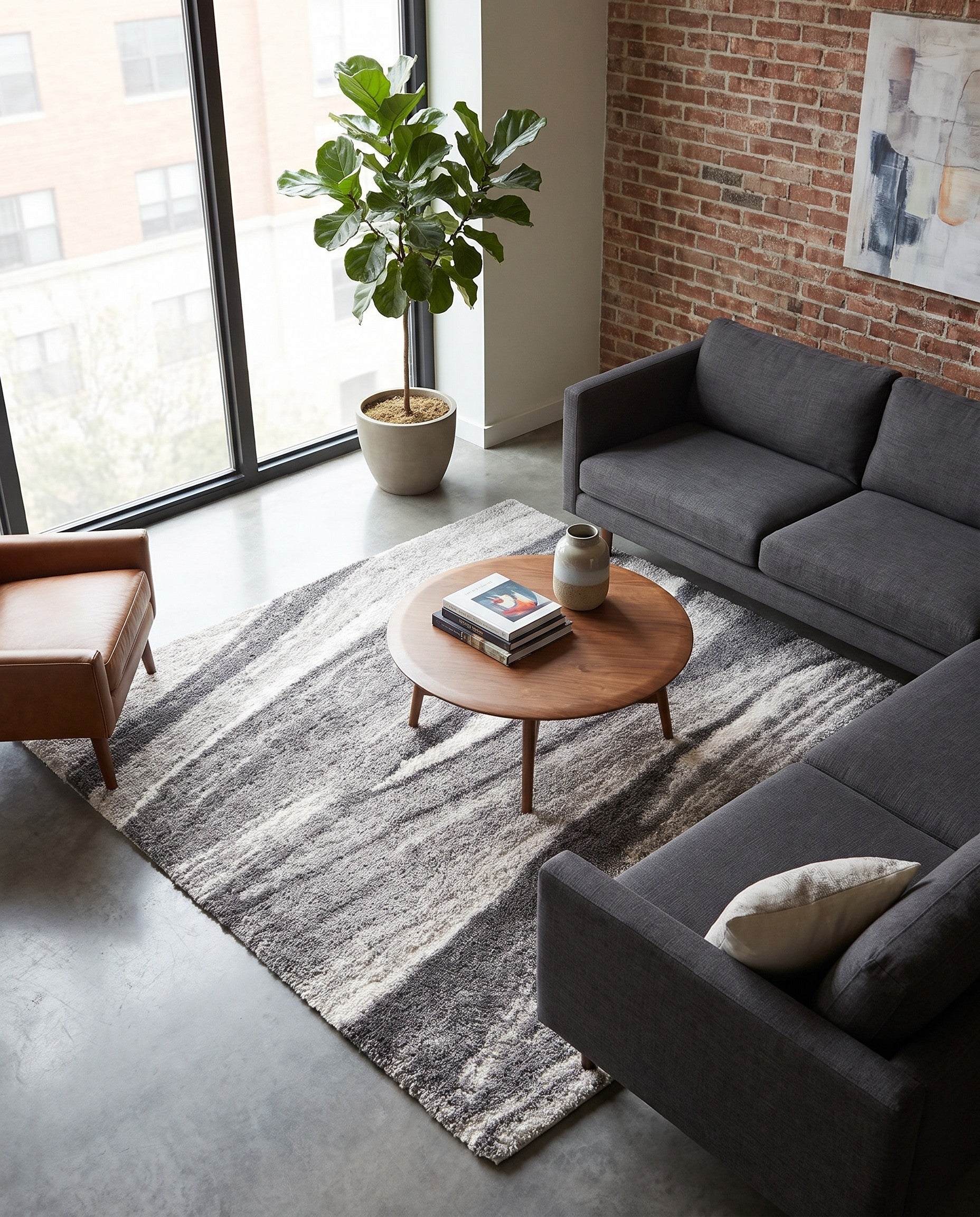 240cm x 240cm Soft Touch Shag Square Rug