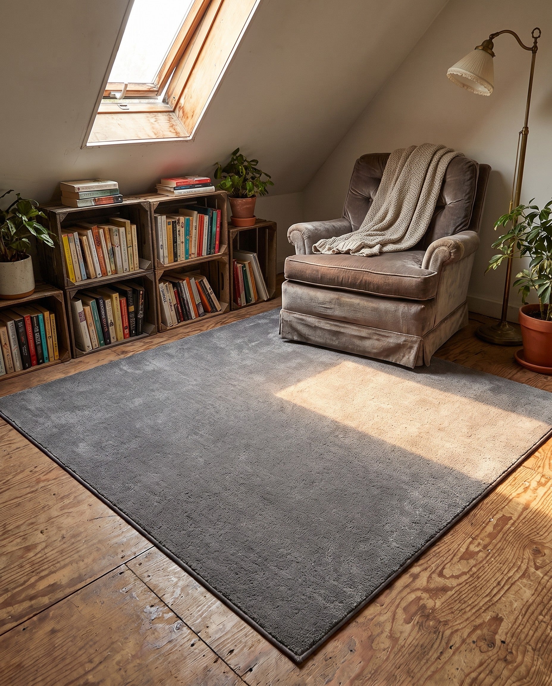 5' 3 x 5' 3 Soft Touch Cloud Square Rug