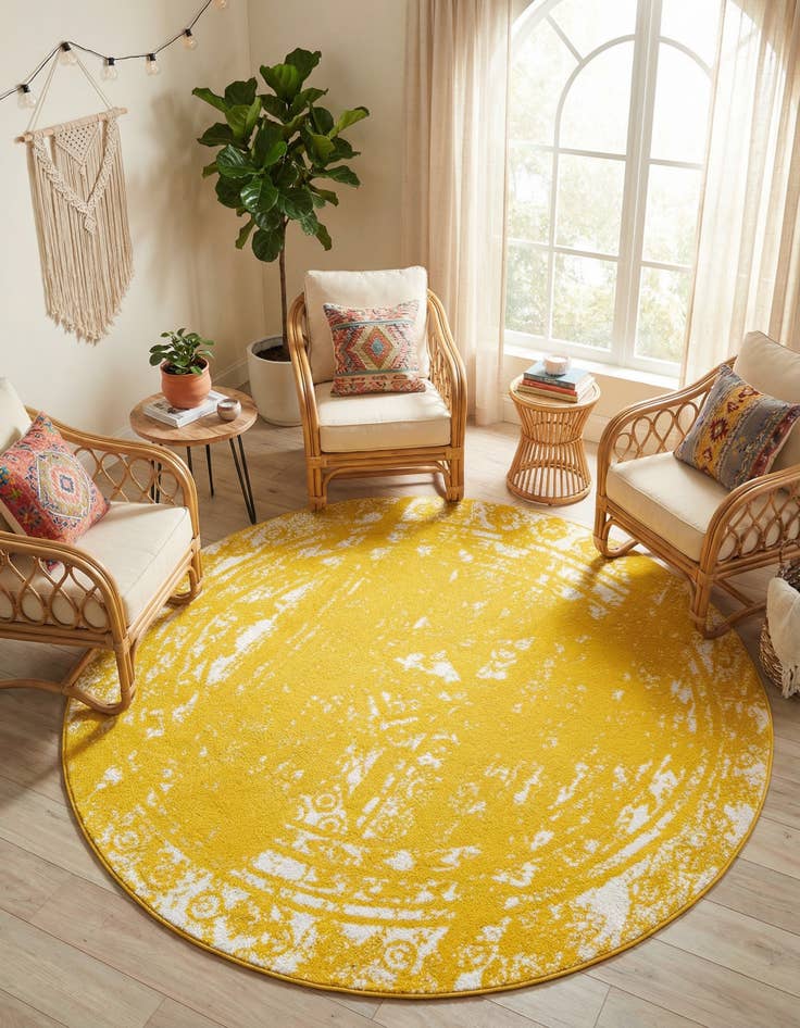 Detail image of 6' x 6' Lennon Round Rug