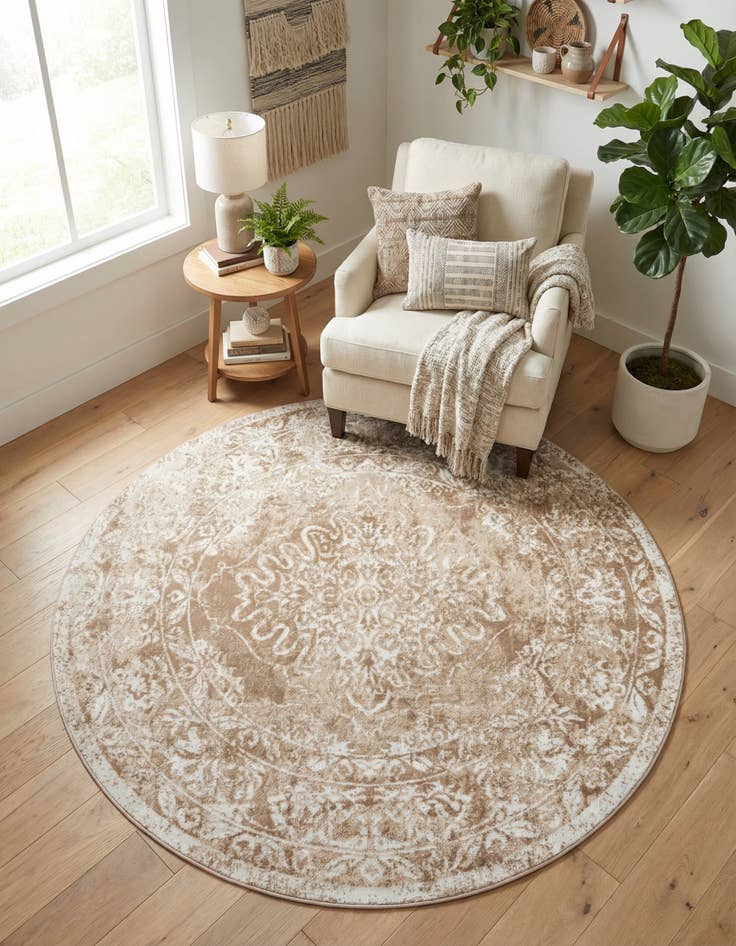 Detail image of 7' x 7' Oxford Round Rug