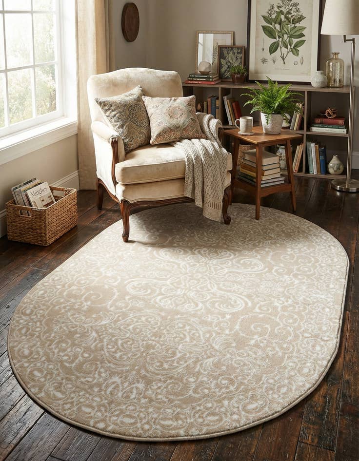 Detail image of 4' x 6' Himalaya Oval Rug