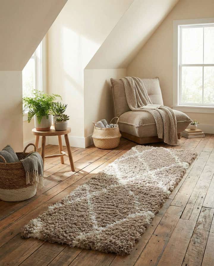 2' x 6' Infinity Shag Runner Rug