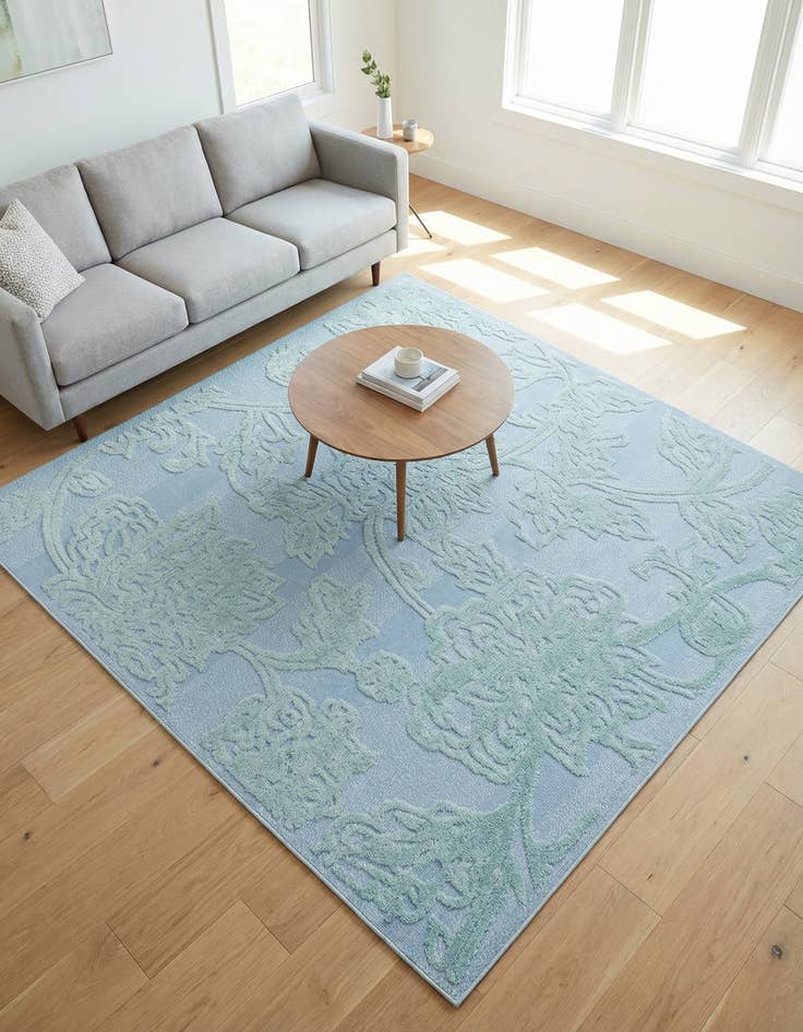 Detail image of 7' 10 x 7' 10  Washable Aruba Indoor / Outdoor Square Rug