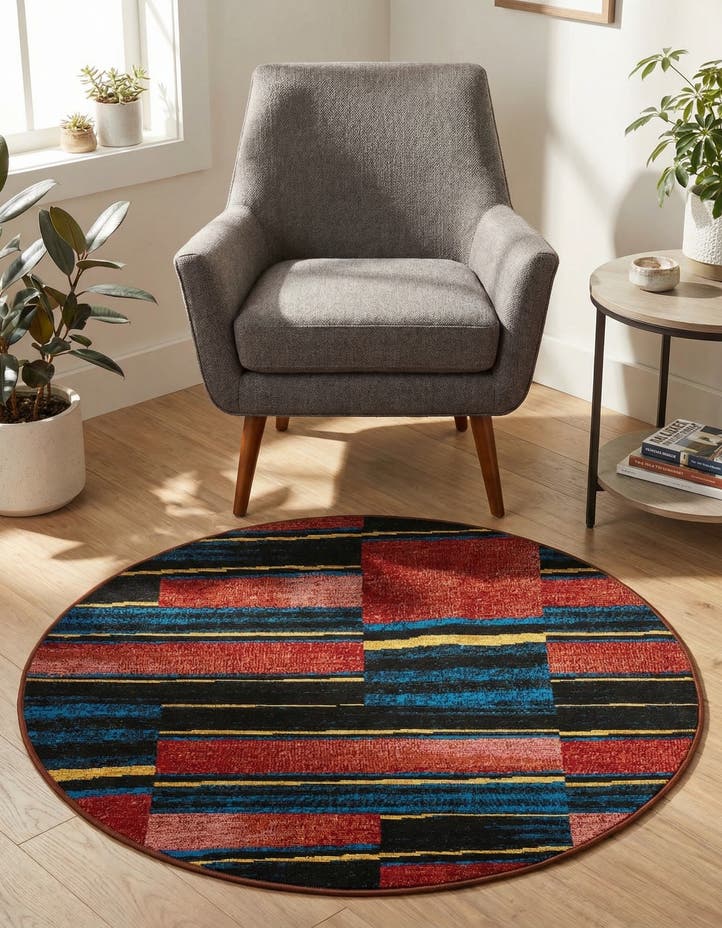 3' x 3' Easy-Clean Modern Indoor / Outdoor...