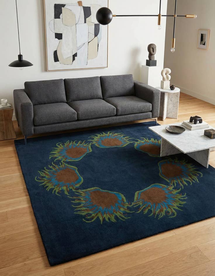 Detail image of 7' 6 x 7' 7 Luna Square Rug