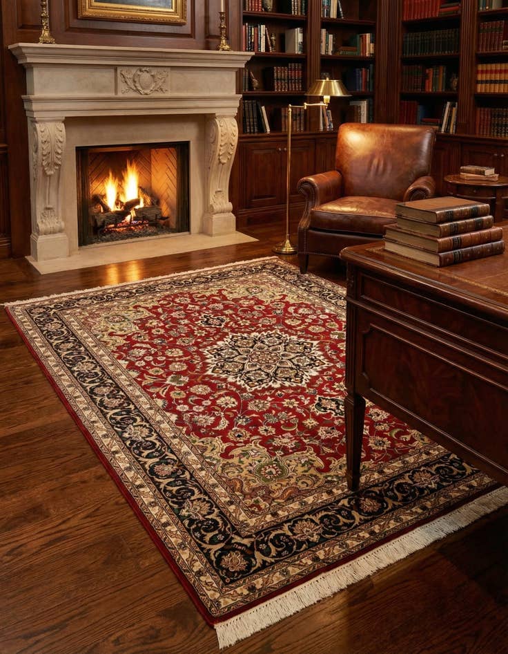 Detail image of 5' 1 x 6' 5 Tabriz Rug