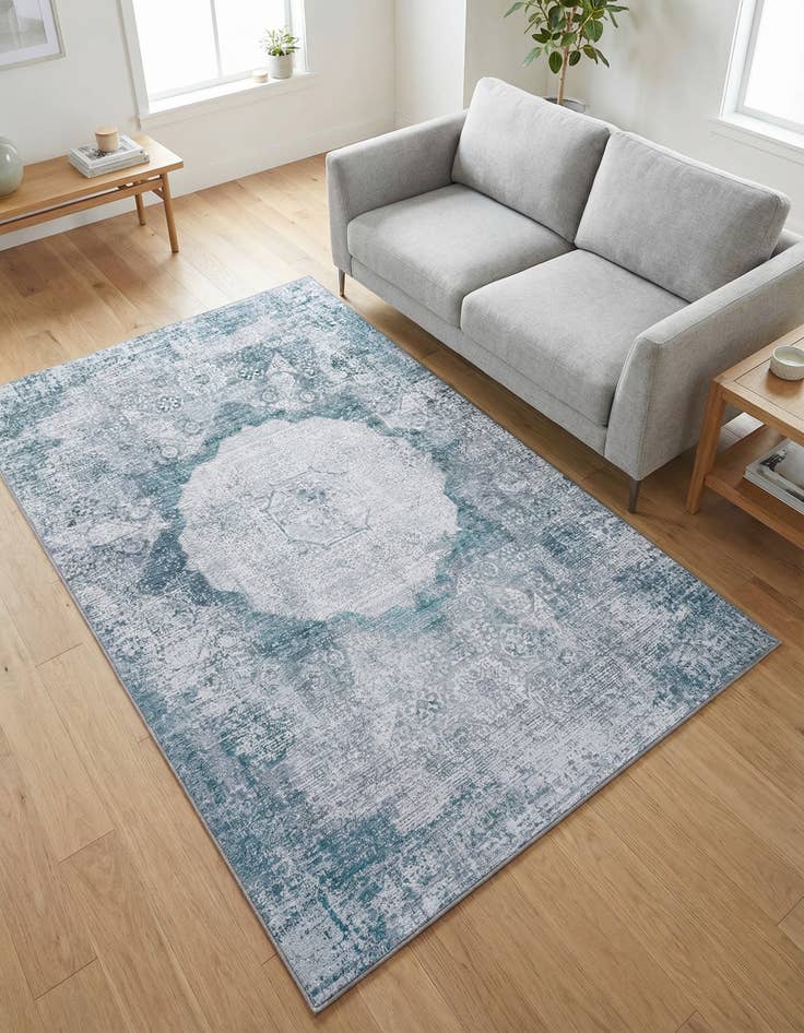Detail image of 5' x 8'  Washable Yara Rug