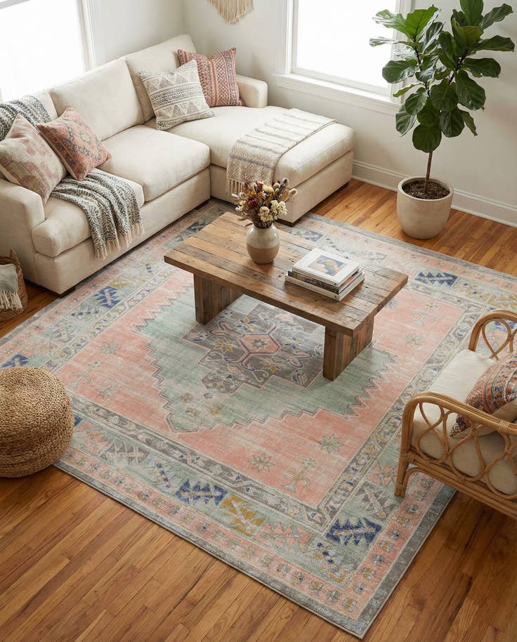Detail image of 7' 10 x 7' 10 Whitney Square Rug