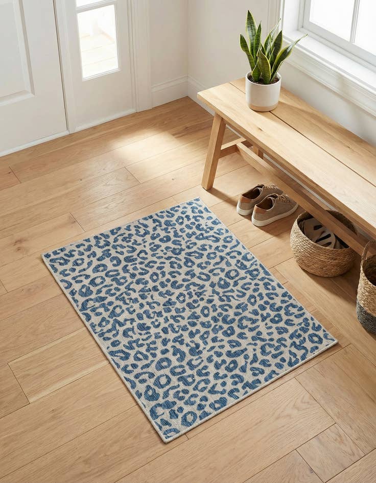 Detail image of 2' x 3' 1  Washable Safari Indoor / Outdoor Rug