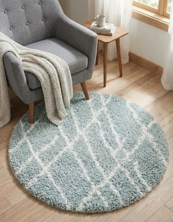 3' 3 x 3' 3 Soft Touch Shag Round Rug