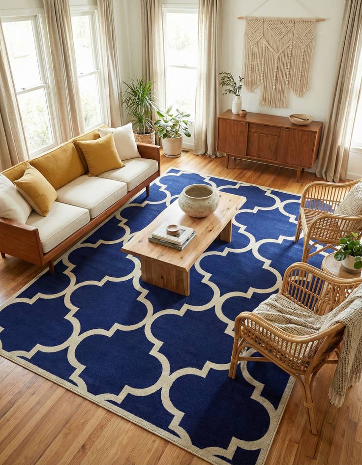 Detail image of 10' x 13' Trellis Rug