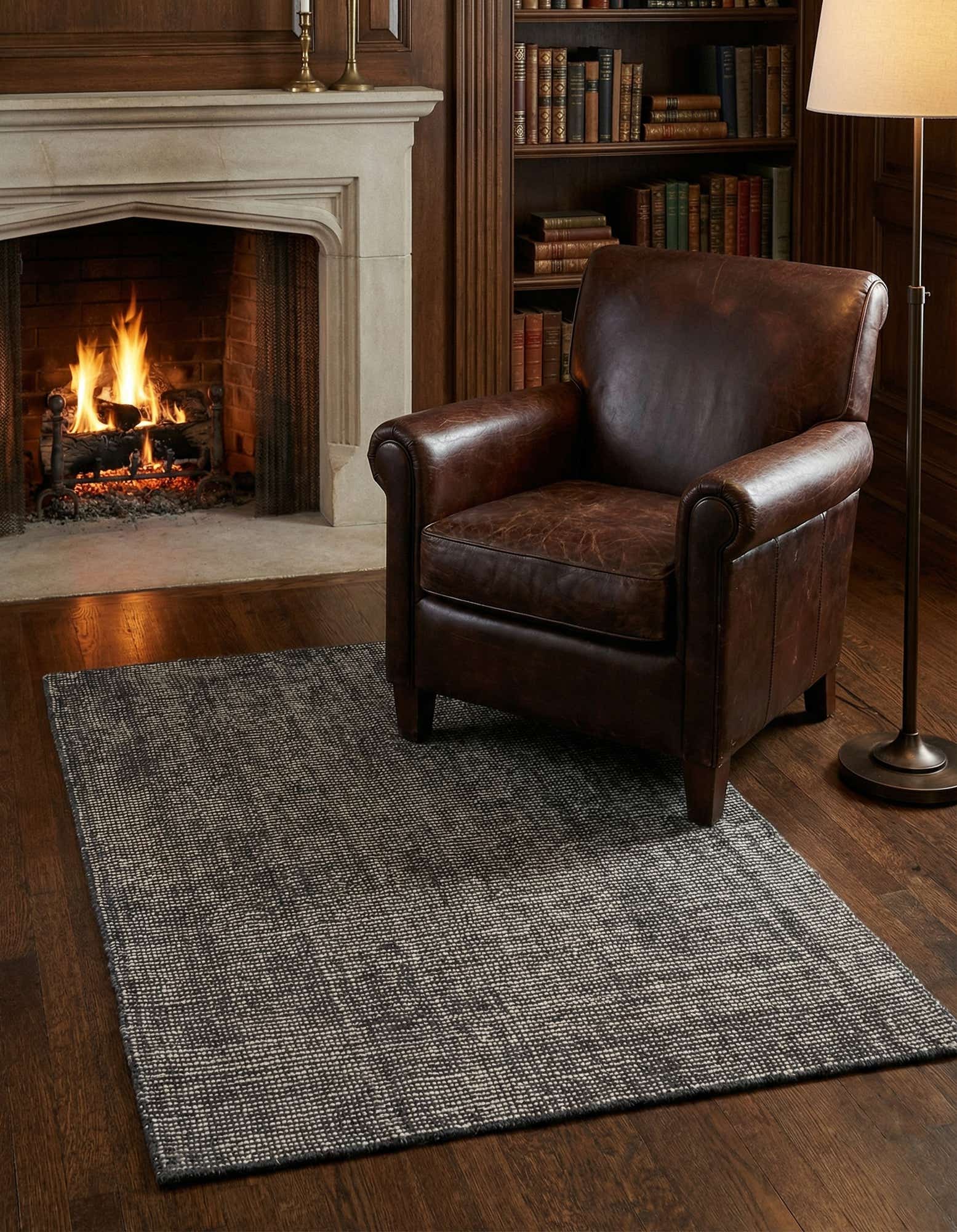 3' 3 x 5' 3 Hand Woven Jill Zarin English Manor Farmhouse Wool Rug