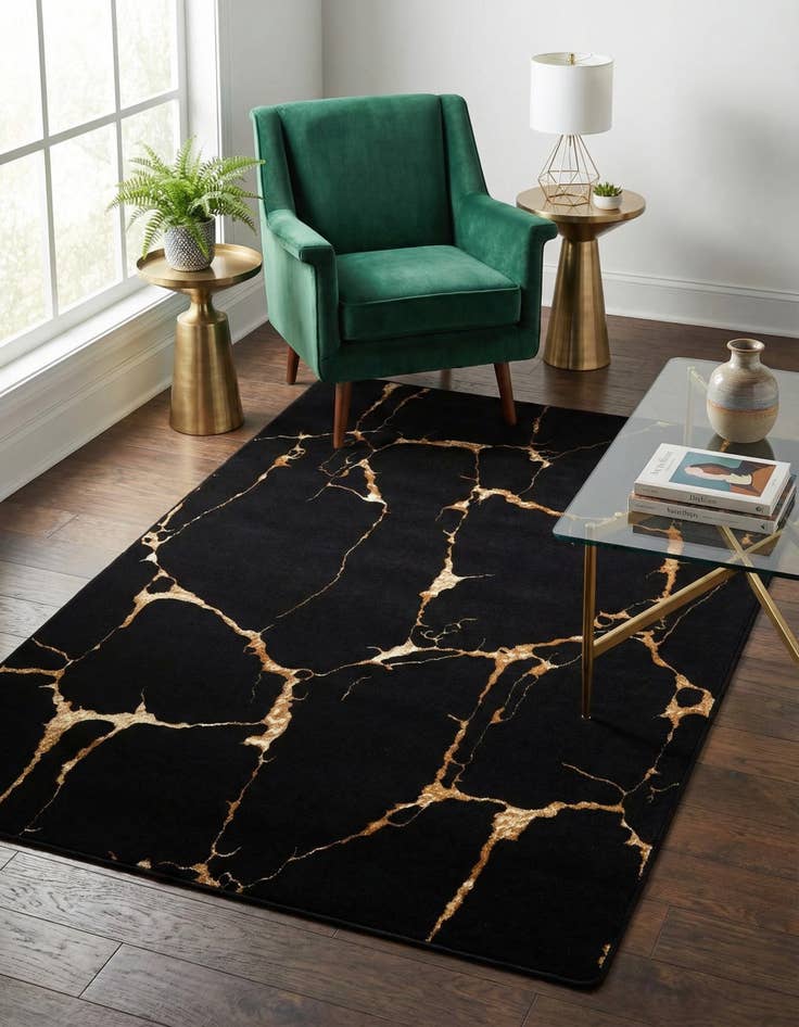 Detail image of 5' 3 x 8' Vogue Geo Rug