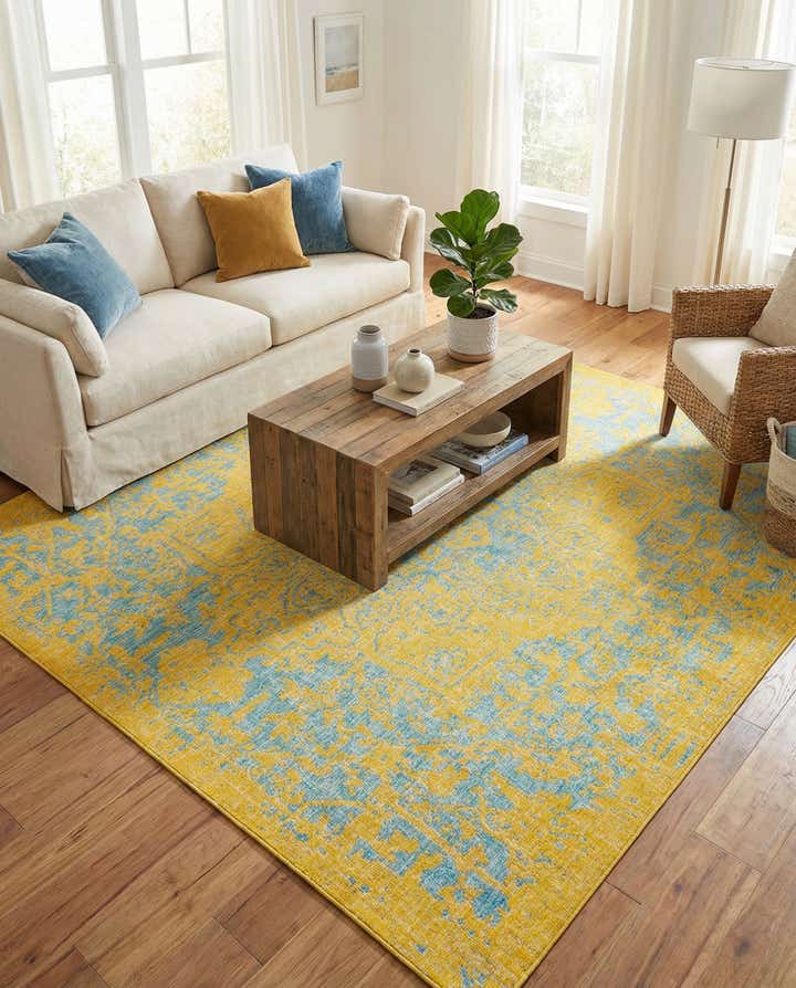 10' 8 x 10' 8 Easy-Clean Jill Zarin Dubai Indoor / Outdoor Square Rug