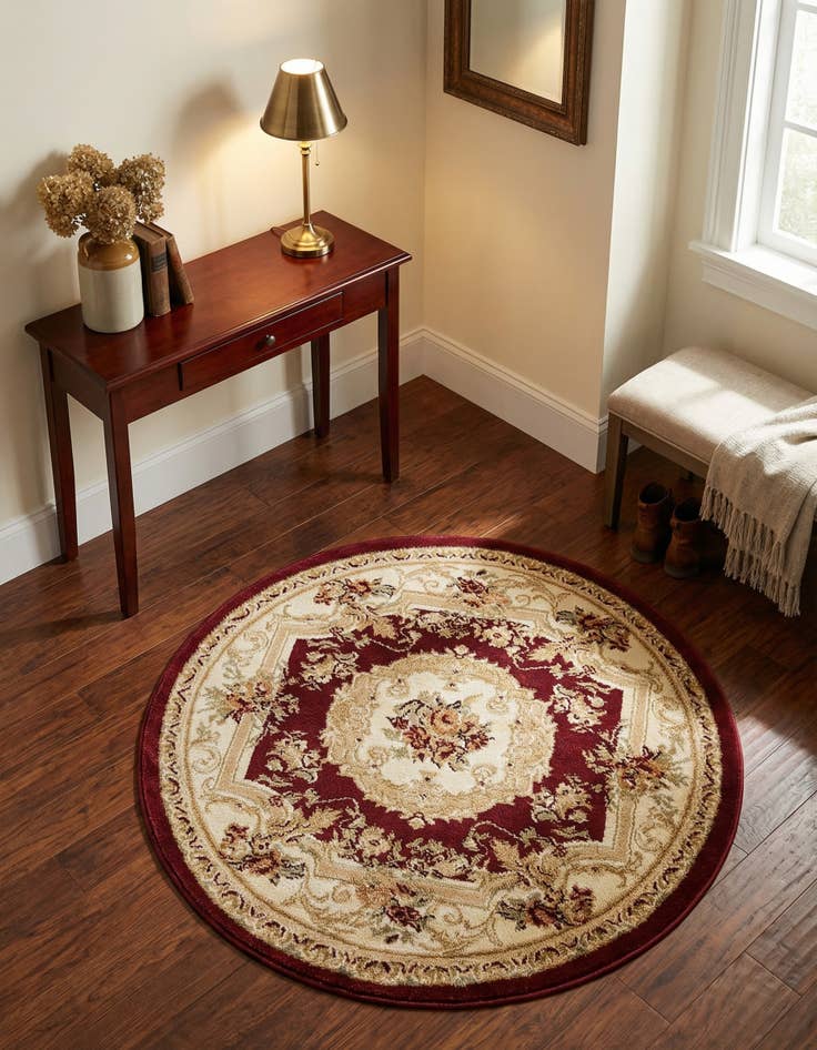 Detail image of 3' x 3' Chateau Round Rug