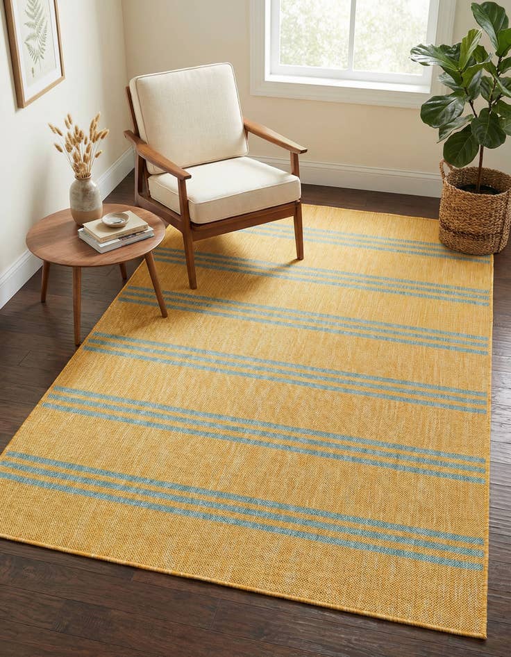 Detail image of 4' x 6' Easy-Clean Jill Zarin Anguilla Indoor / Outdoor Rug