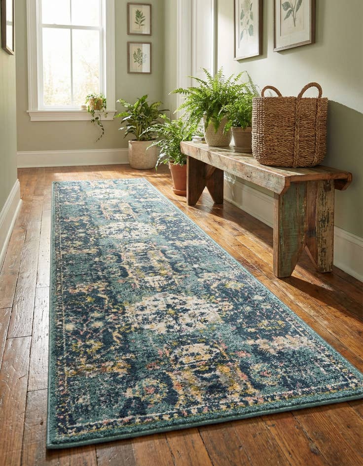 Detail image of 2' 7 x 10' Charleston Runner Rug