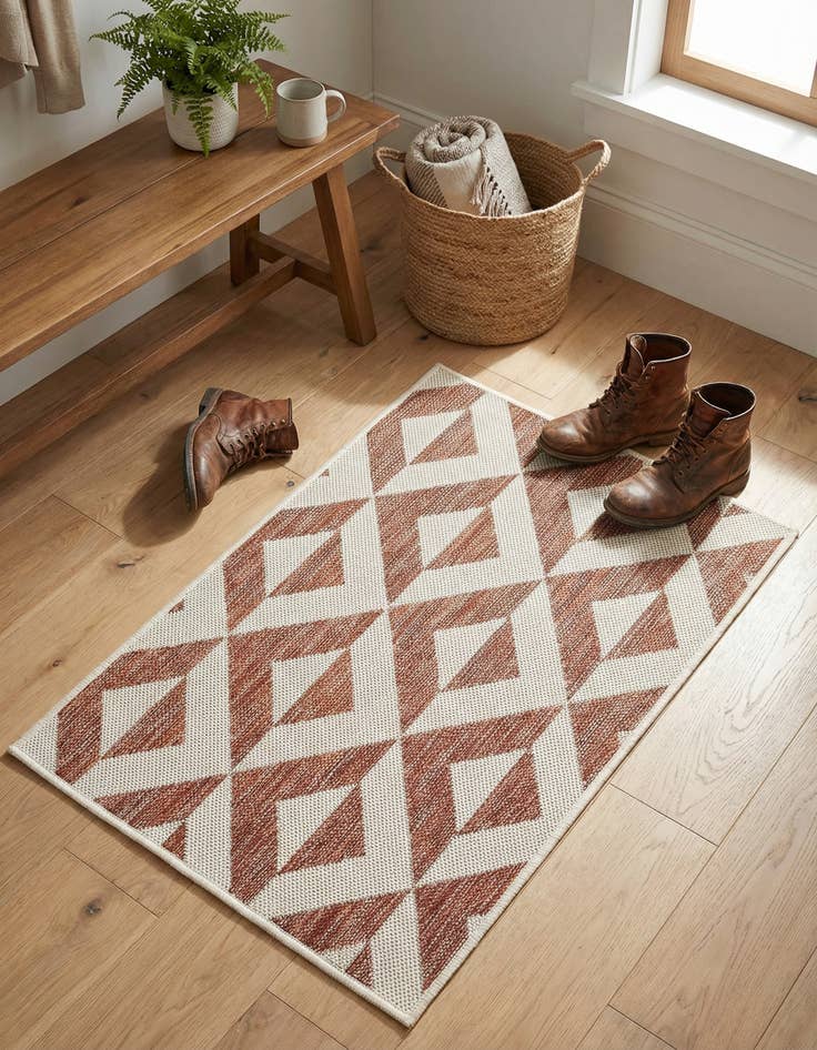 Detail image of 2' x 3' Easy-Clean Jill Zarin Napa Indoor / Outdoor Rug