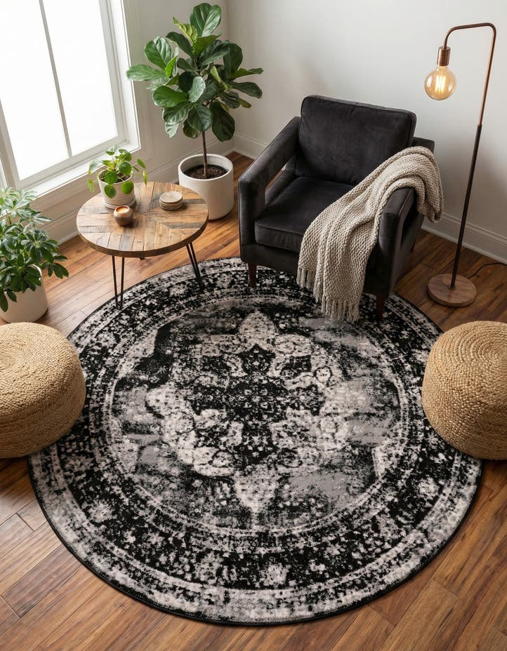 6' 1 x 6' 1 Monte Carlo Round Rug
