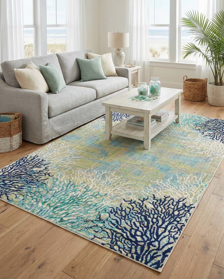 Detail image of 5' 3 x 8' Ariel Rug