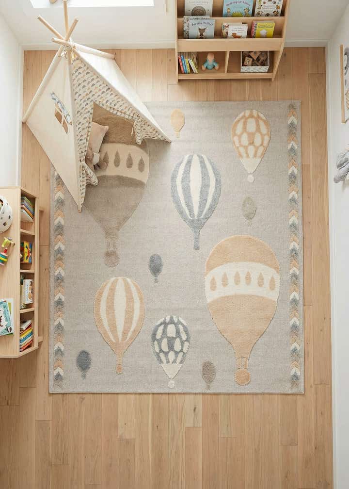 7' 10 x 7' 10 Whimsy Kids Square Rug