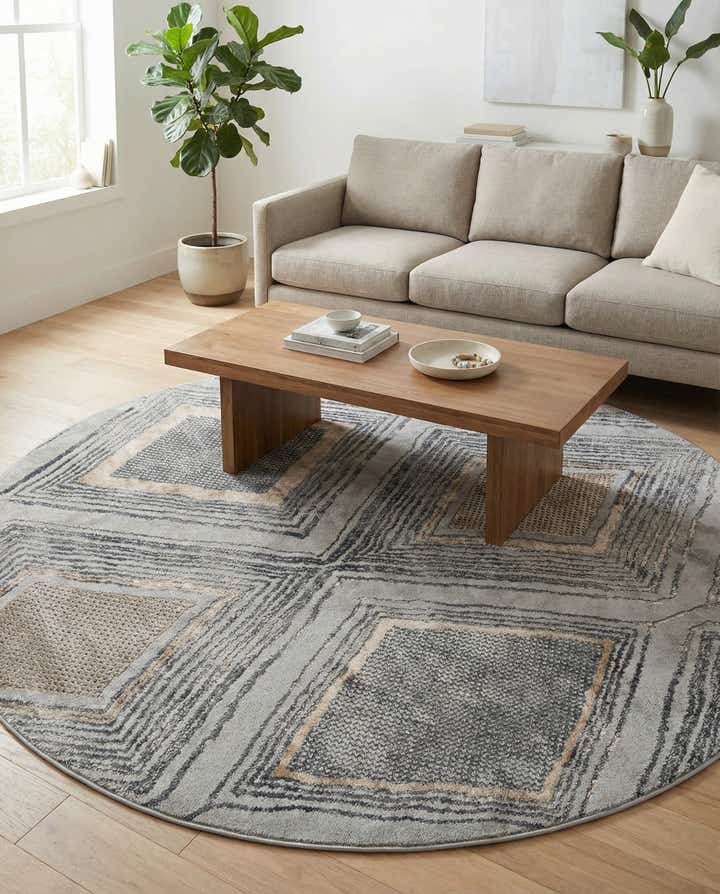 7' x 7' Caspian Round Rug