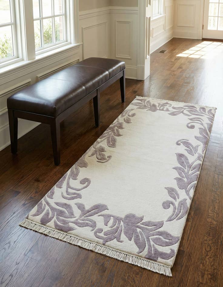 Detail image of 2' 8 x 5' 1 Hand Knotted Darya Wool Rug