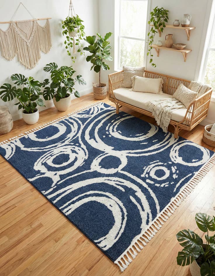 Detail image of 7' 10 x 7' 10 Boho Square Rug