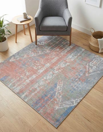 Kamala Washable Square Rug
