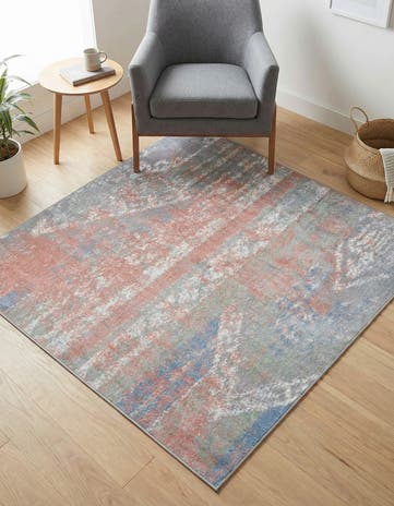 Kamala Washable Square Rug