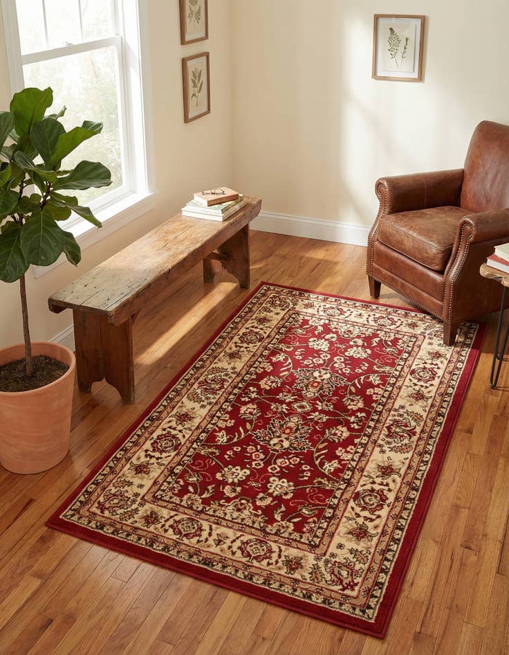 Detail image of 3' x 5' 3 Kashan Design Rug