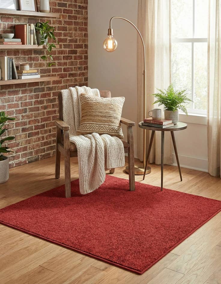 Detail image of 3' 3 x 3' 3 Everyday Solid Square Rug