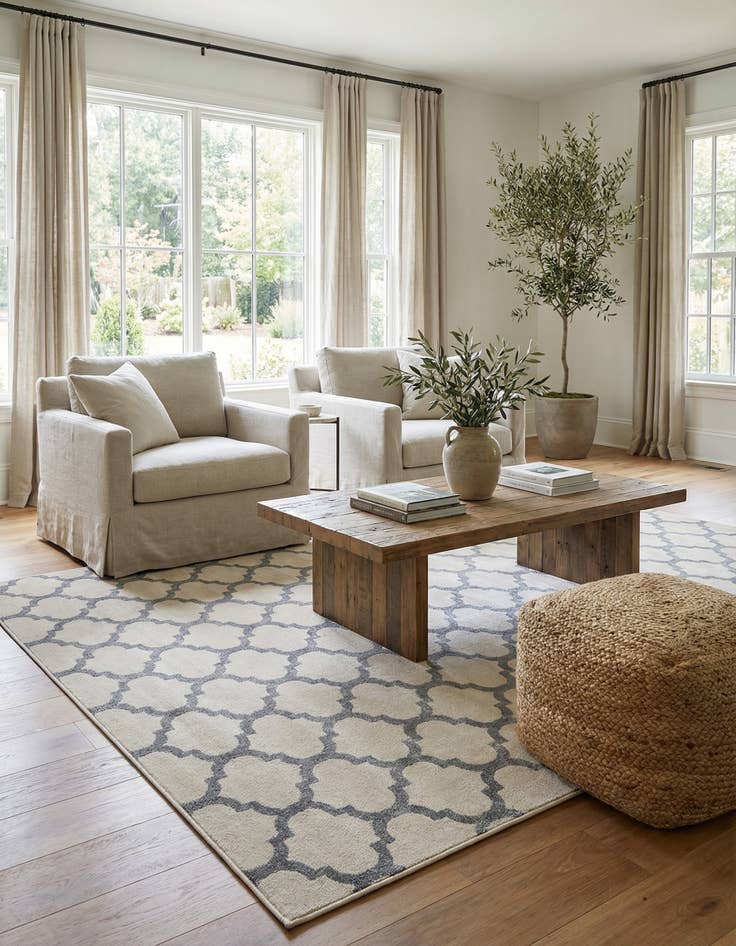 Detail image of  10' x 14' Lattice Rug