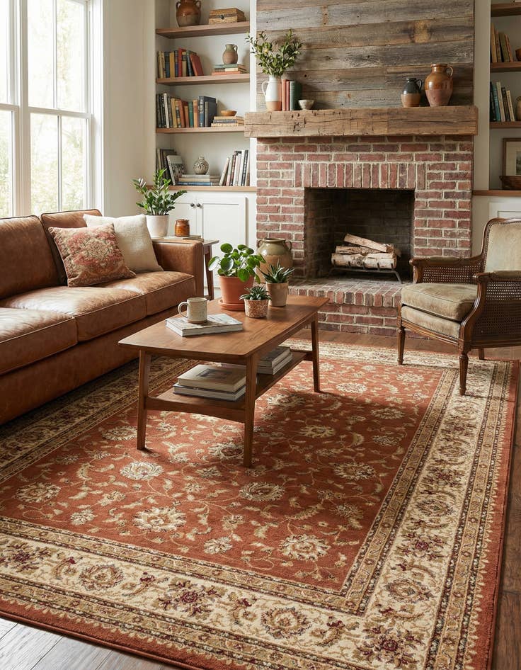 Detail image of 9' x 12' Classic Agra Rug
