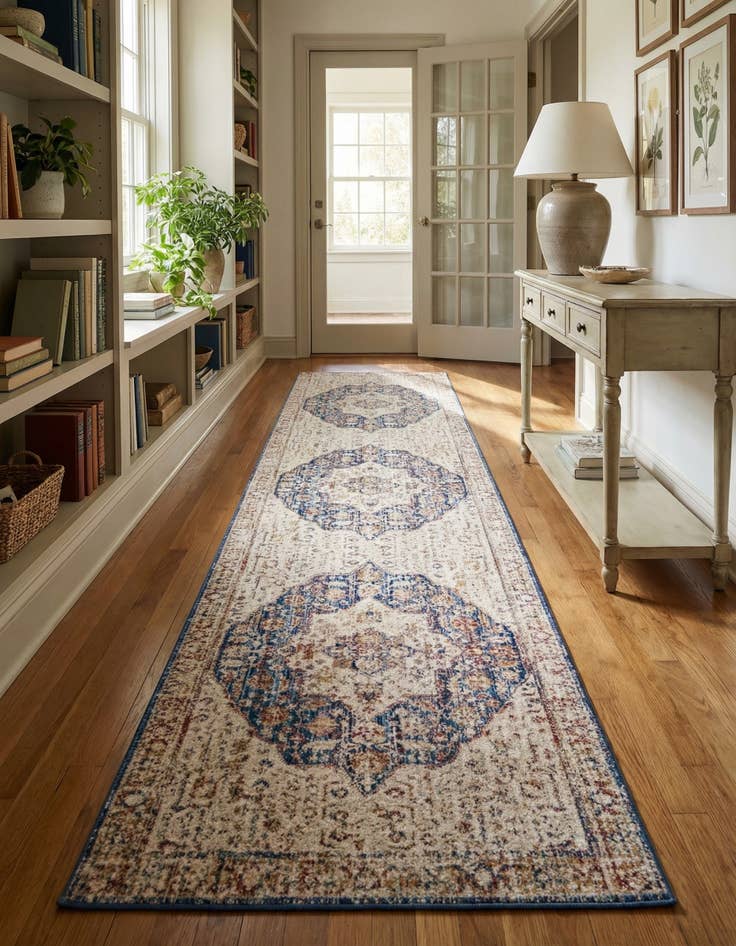 Detail image of 2' 6 x 12' Deepa Runner Rug