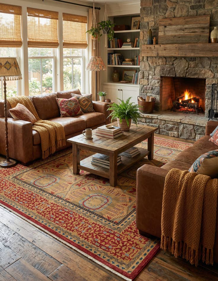 Detail image of  10' x 11' 4 Amina Rug