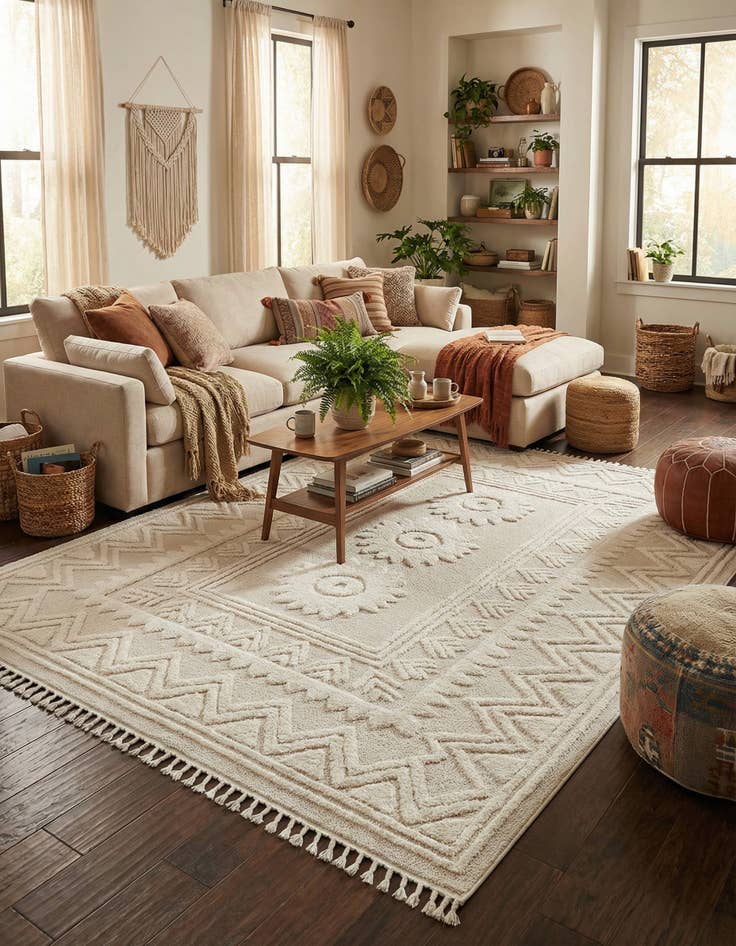 Detail image of 9' 6 x 14' 3 Boho Rug