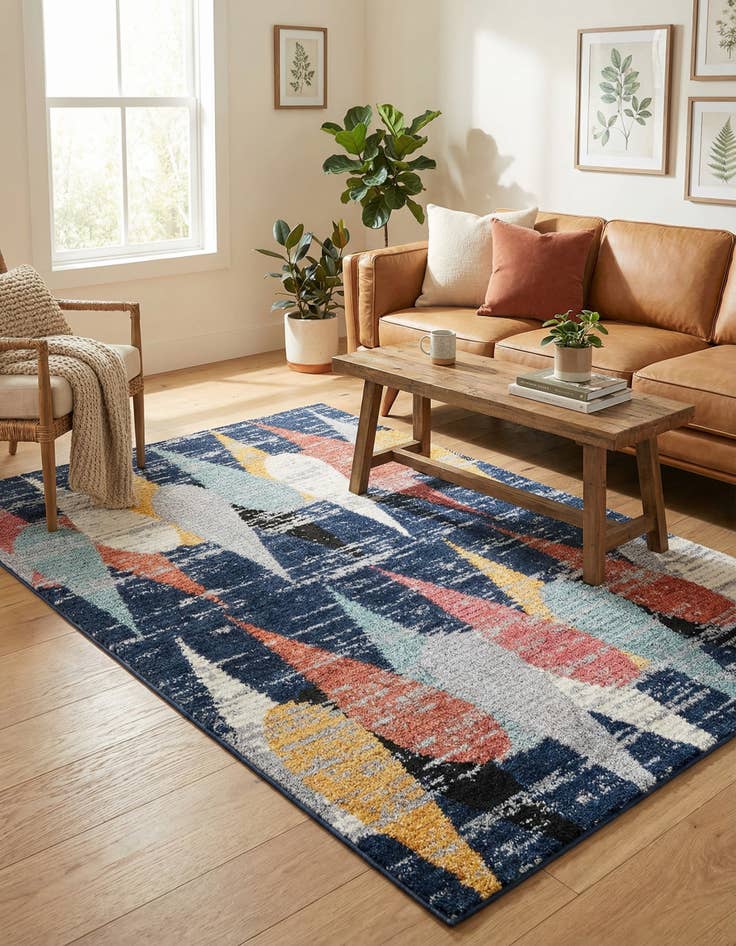 Detail image of 5' 3 x 8' Tagine Rug