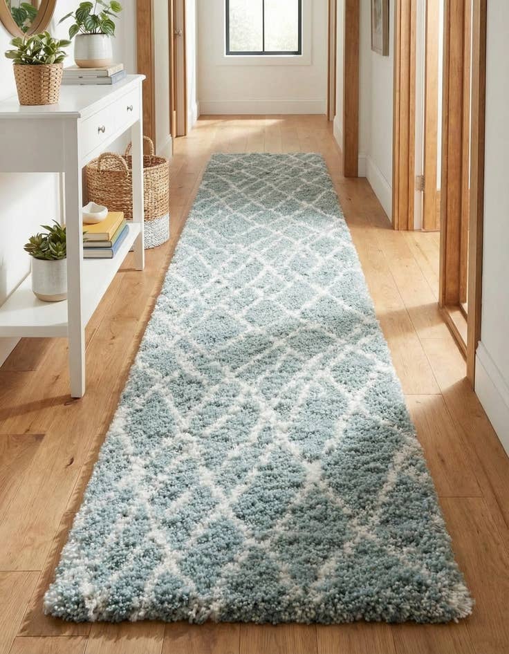 Detail image of 2' 7 x 13' Soft Touch Shag Runner Rug