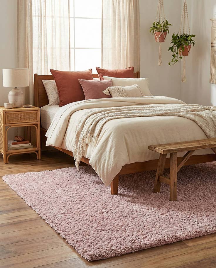 Detailansicht von 160cm x 245cm Soft Solid Shag Teppich