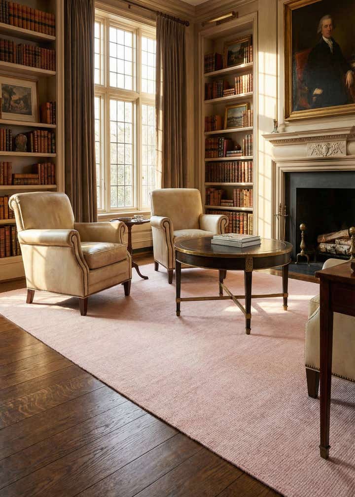 7' 10 x 11' Hand Woven Jill Zarin English Manor Farmhouse Wool Rug
