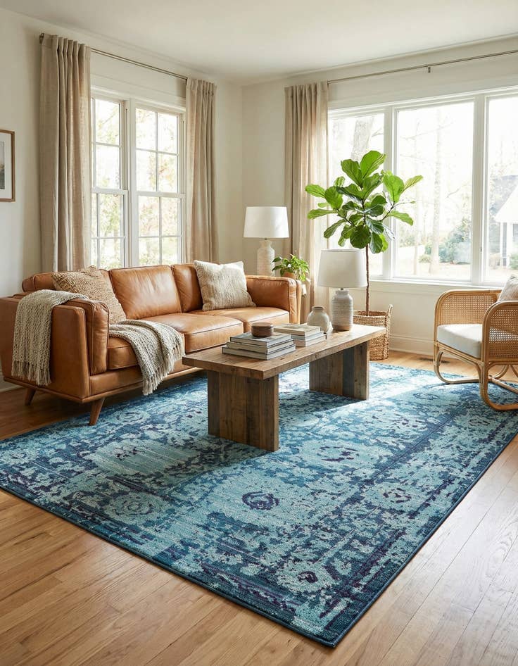 Detail image of 8' x 11'  Washable Palazzo Rug