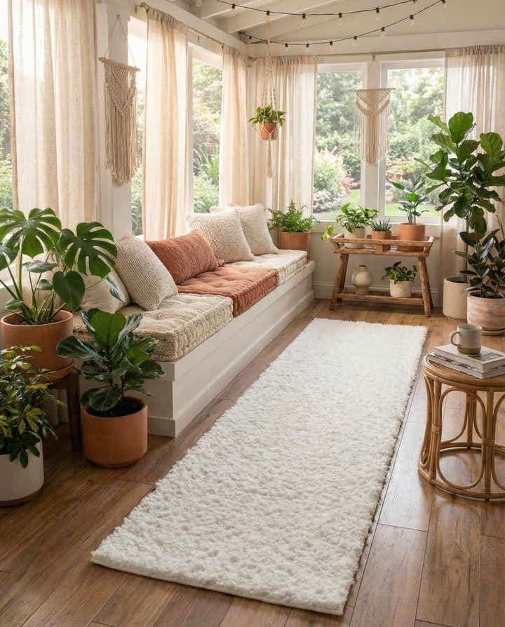 2' x 8' Zermatt Shag Runner Rug