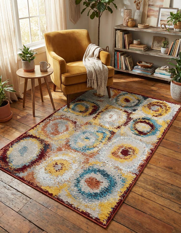 Detail image of 3' 3 x 5' 3 Kamala Washable Rug